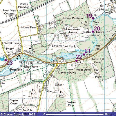 River Test map